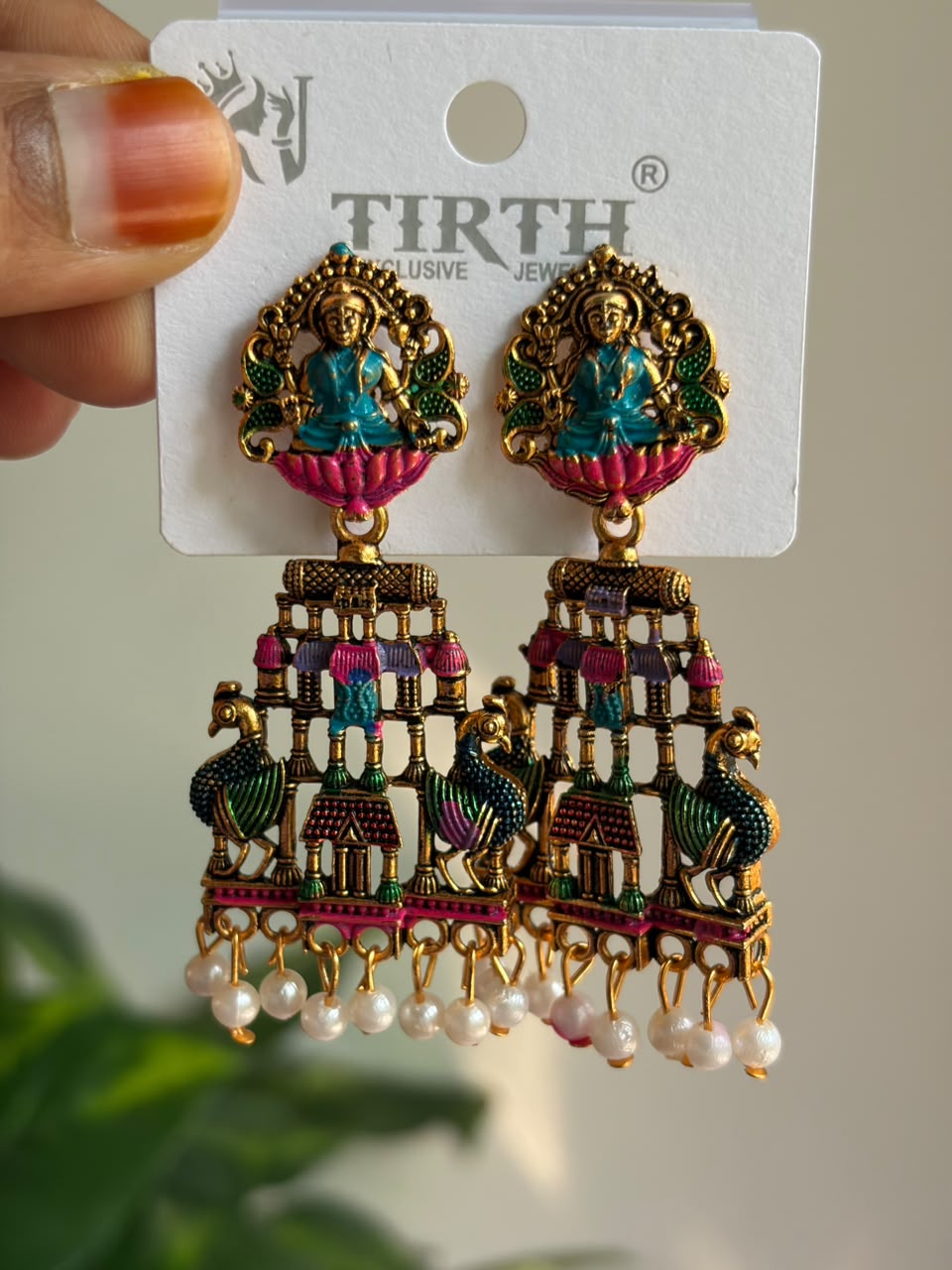 Lakshmi With Mayil Jhumka
