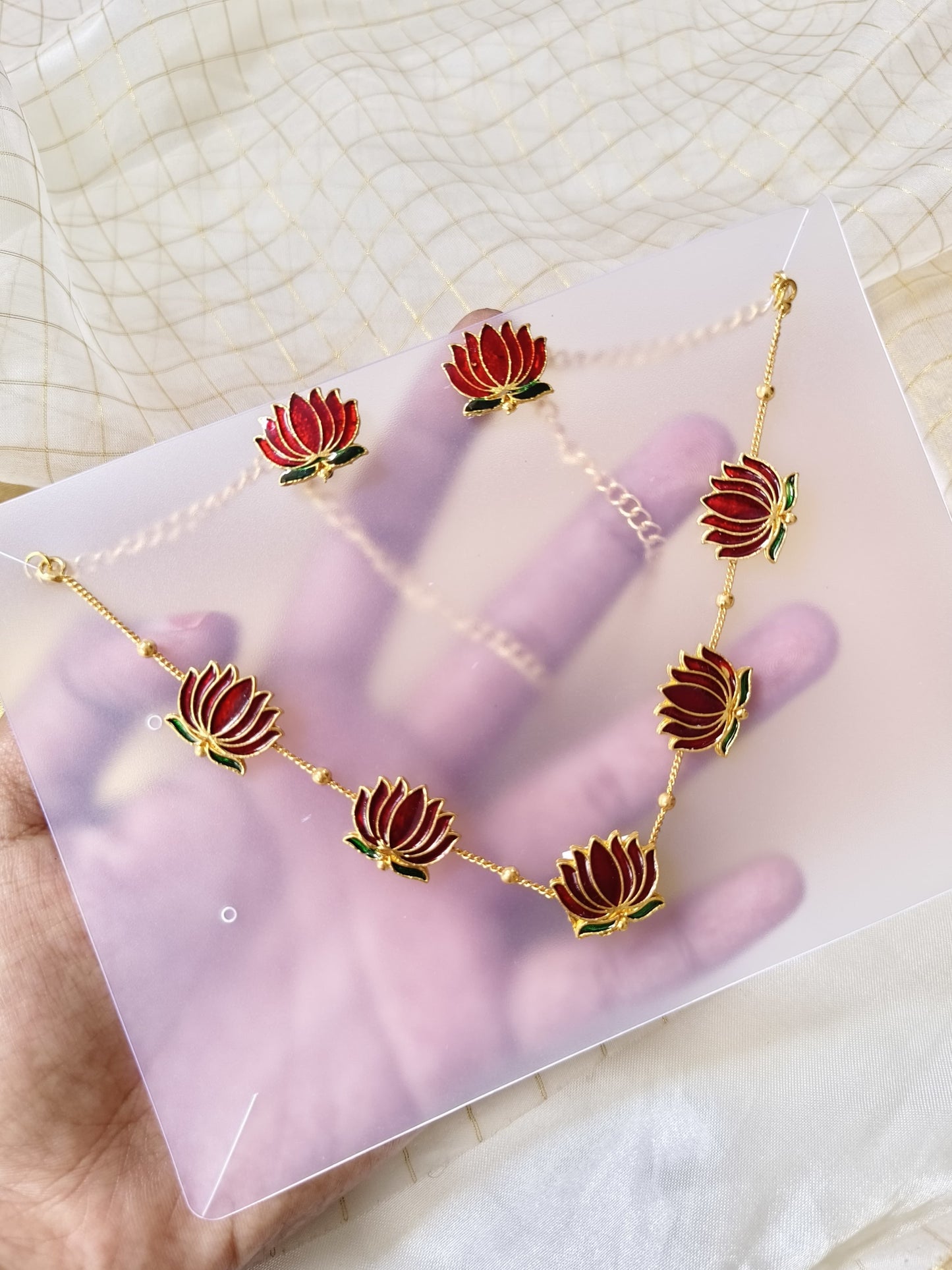 Lotus Invisible Necklace NNB95