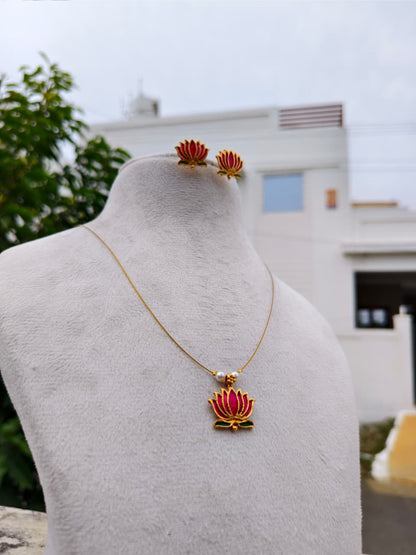 Lotus Invisible Necklace NNB93