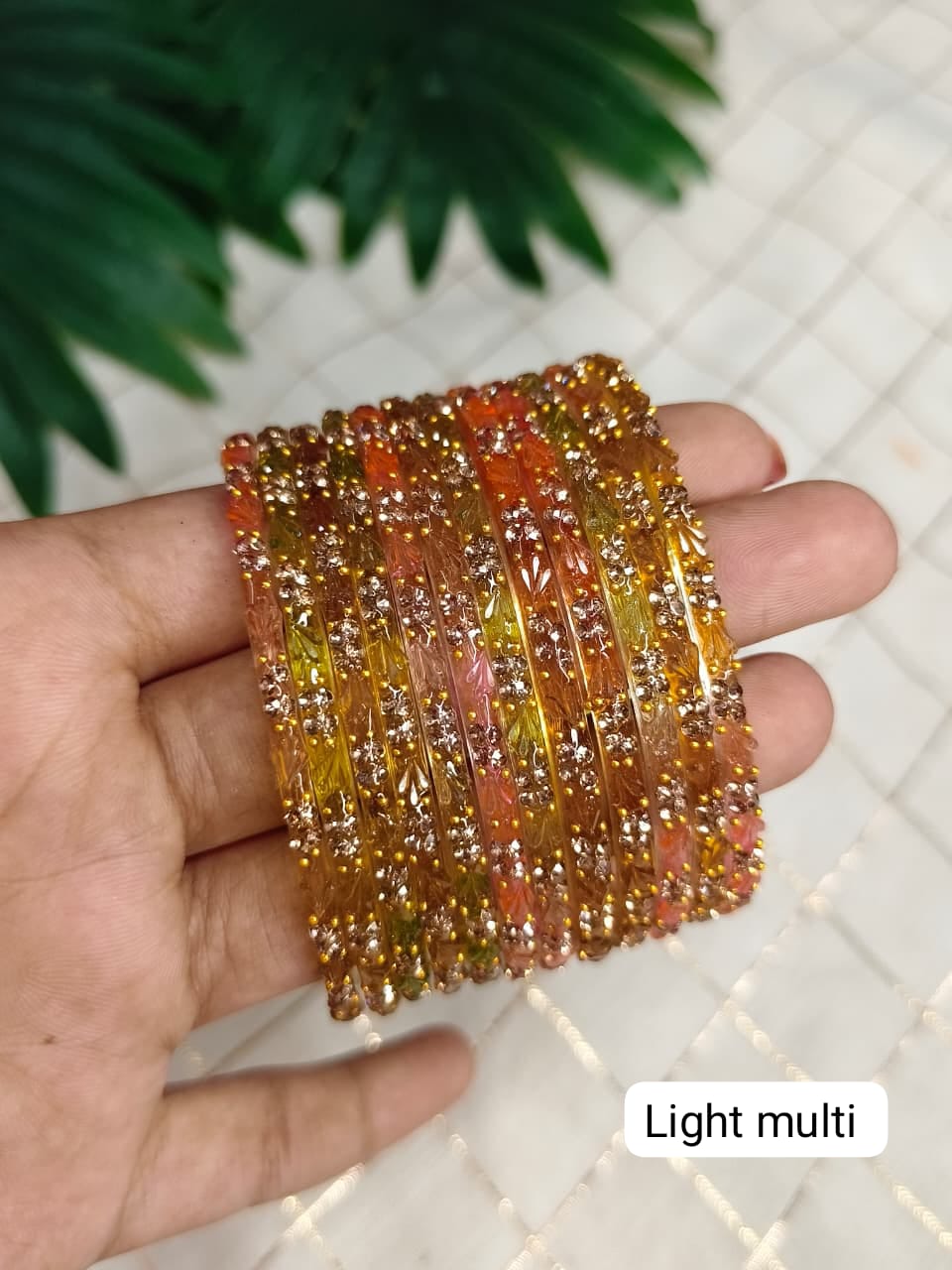 Lily (New colours) Glass Bangles