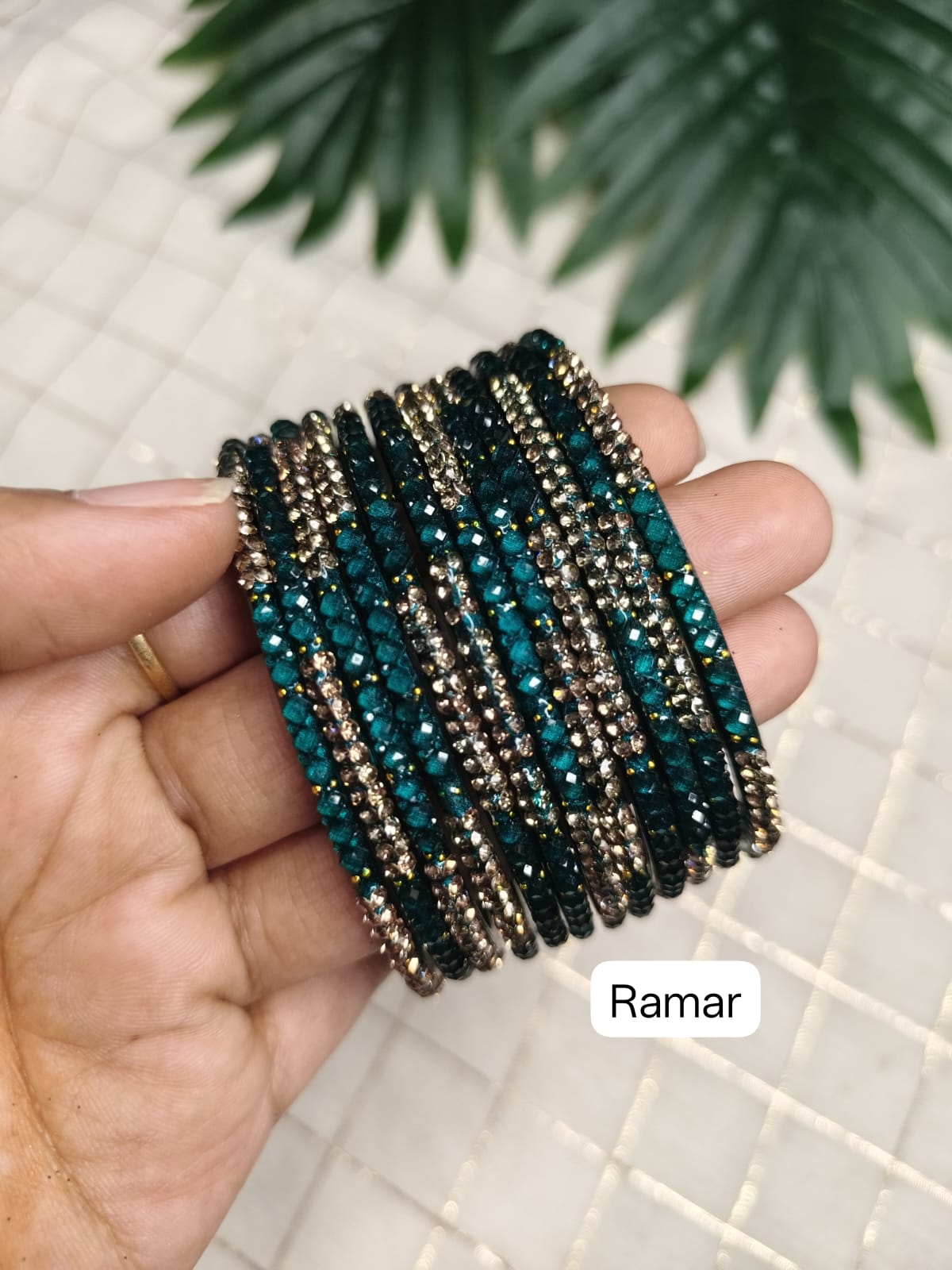 Kaarkuzhali Glass Bangles