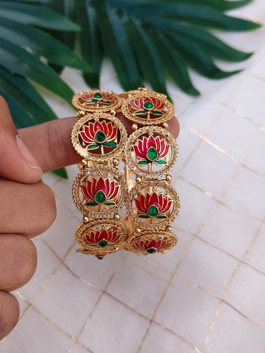 Lotus Metal Bangles MBNB22