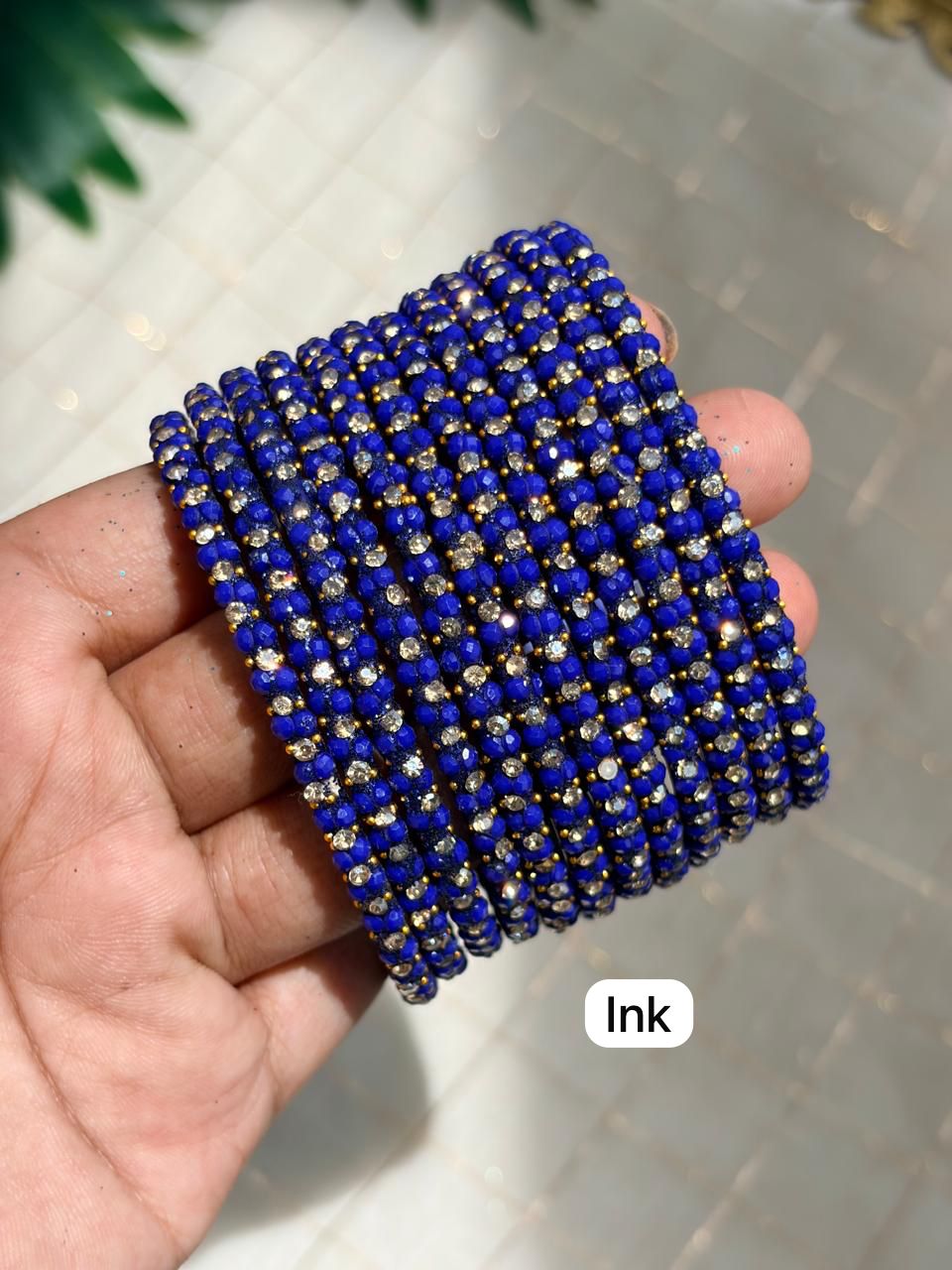 Jasmine Glass Bangles