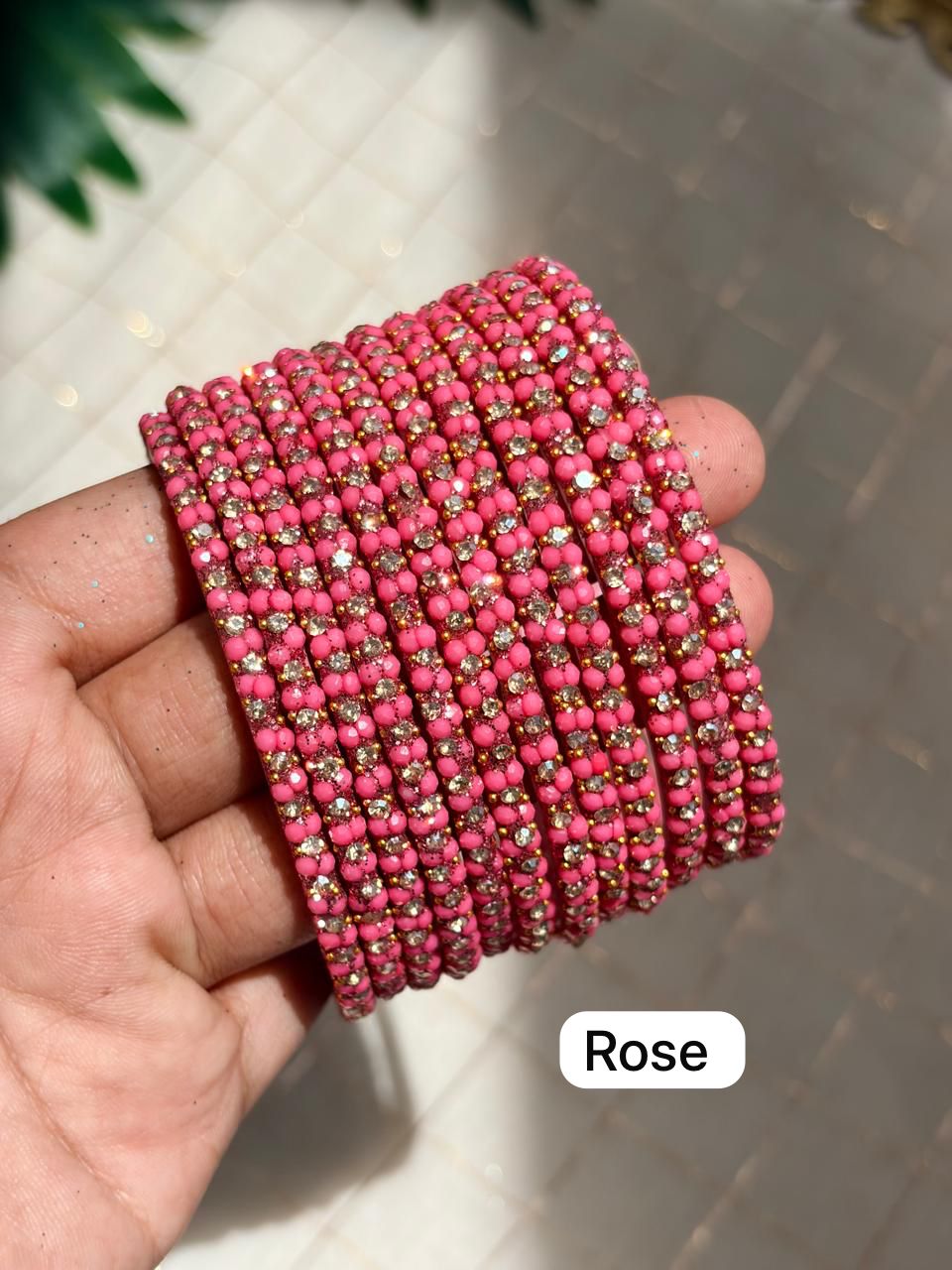 Jasmine Glass Bangles