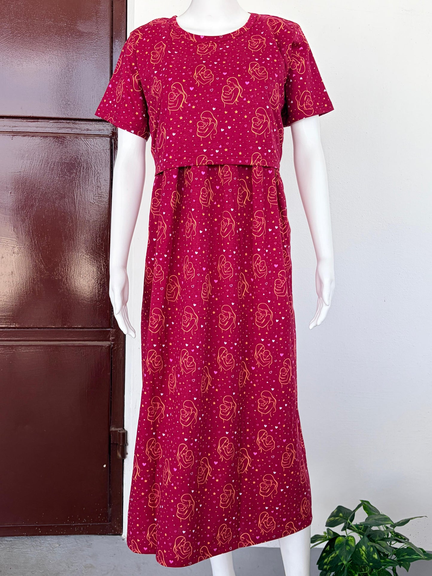 Zipless Feeding Maxi (Ankle length)
