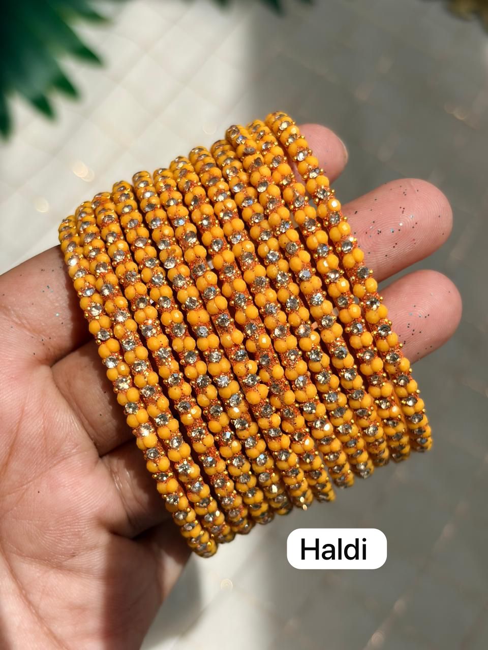 Jasmine Glass Bangles