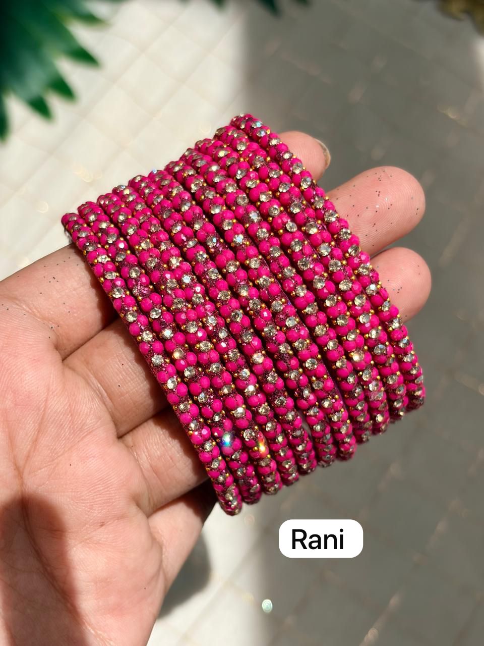 Jasmine Glass Bangles
