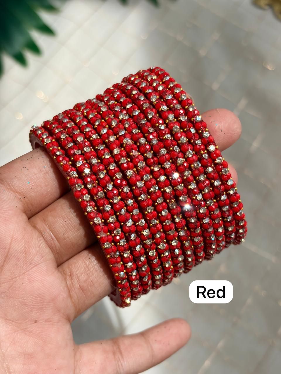 Jasmine Glass Bangles