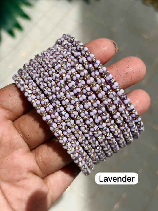 Jasmine Glass Bangles