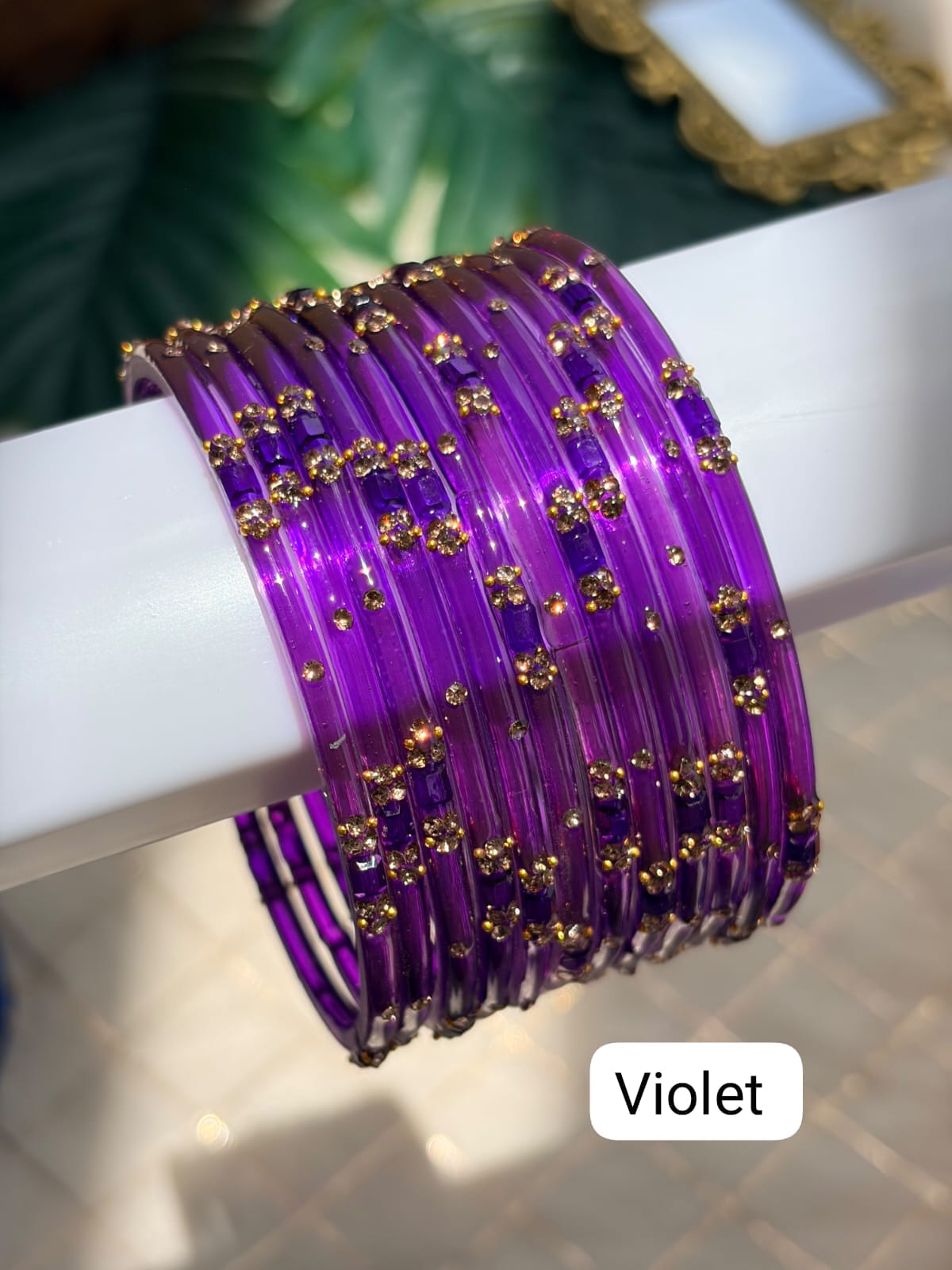 Luna  Glass Bangles