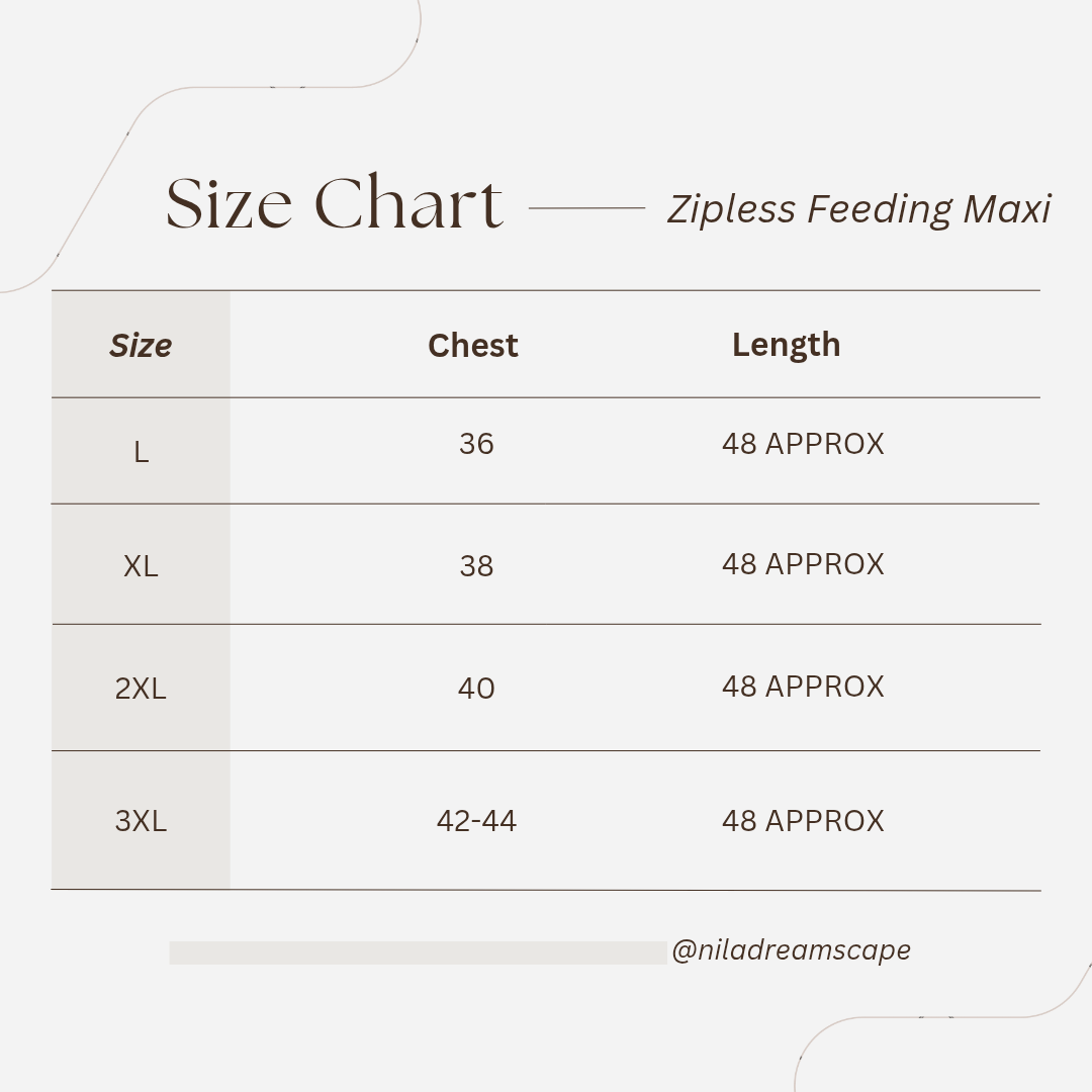 Zipless Feeding Maxi (Ankle length)