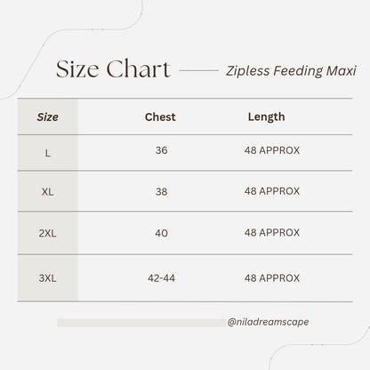 Zipless Feeding Maxi (Ankle length)