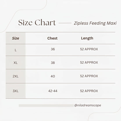 Zipless Feeding Maxi